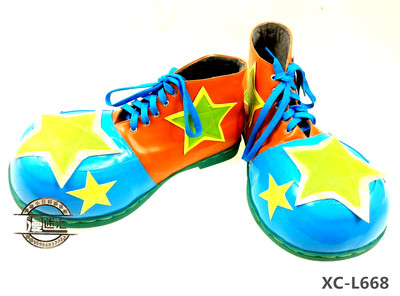taobao agent Wanda-fascinating explosion average large round head clown shoes clown character plays shoe clown magic performance XC-L668