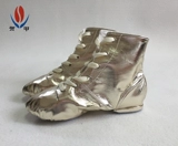 Золотые серебряные высокие этнические современные туфли, мягкая подошва