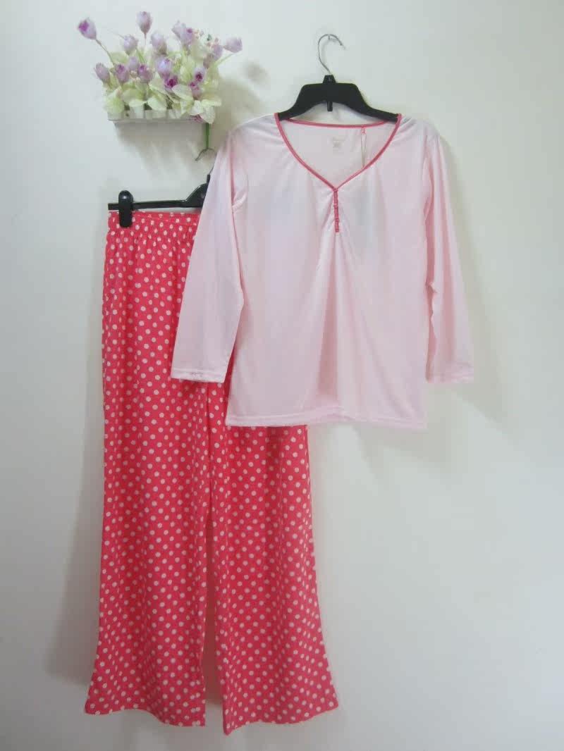 Pyjama pour femme en Coton à manches - Ref 2996983 Image 9