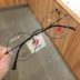 Kawakubo Bao Ling kính mới khung kim loại retro nghệ thuật cận thị nam nhỏ mặt xu hướng kính gọng tròn R5925 - Kính khung mắt kính shady Kính khung