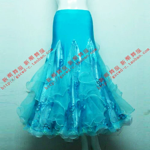 Новый современный танцевальный костюм BH Square Tance Tance Юбка латиноамериканская танцевальная одежда D069