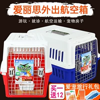 Alice Air Box Dog Cate Cage Port Transport Alice Out of the Dog Air Transportation Box Cat Cat