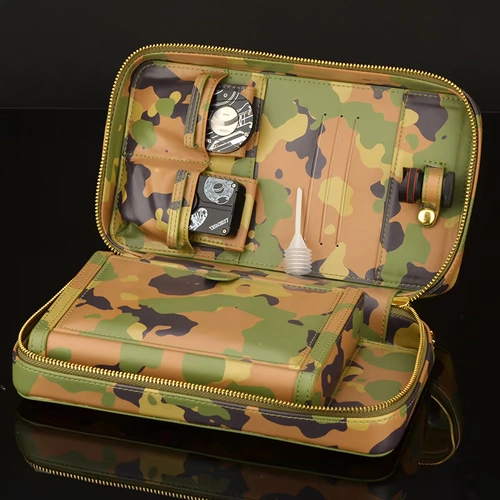 Рубински Любински увлажняющая коробка портативная сигаретная сумка сигарет с сигарной резкой набор T115