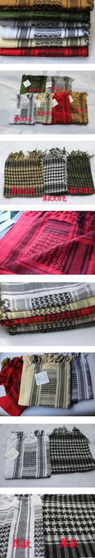 Tại chỗ windproof dày bông Arab khăn vuông khăn dày phần mỏng lớn khăn vuông