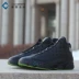 Ku Air Jordan 13 AJ13 Đen Green Pearl Pearl Giày bóng rổ màu xanh lá cây 414571-042-006