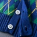 Chống đóng cọc Merino len và cashmere pha trộn stereo Y-sườn núi hoa nhài jacquard mùa thu và mùa đông áo len mỏng cardigan