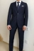 RICODESIGN tùy chỉnh màu xanh hải quân Slim kinh doanh công sở phù hợp với nam phù hợp với nhỏ Beckham phù hợp - Suit phù hợp Suit phù hợp