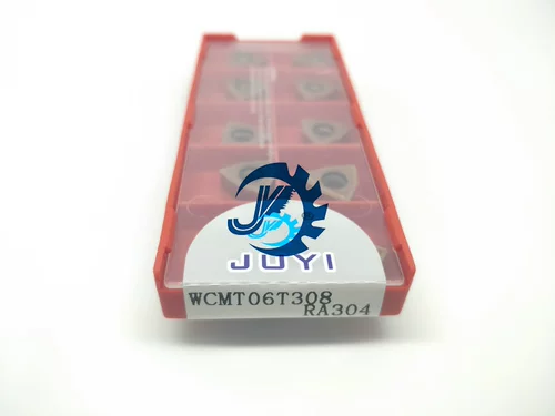 Juyi Juyi Melling Cutter Tablet WCMT06T308 RA304 U Diamond Blade Piece Насильственное буровое лезвие обработка нержавеющей стали