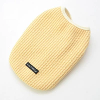 Флисовый желтый жилет