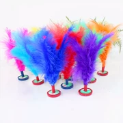 W11 Feather Duster Trẻ em Bọ cạp Sinh viên Thể dục Giải trí Handmade Nhíp Tip Tail Velvet 043 - Các môn thể thao cầu lông / Diabolo / dân gian