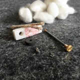 Зажигалка на керосине, хлопковые аксессуары, комплект, 3 предмета