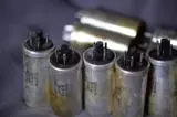 American Big D CDE 8 -футовой фильтрование фильтрации антикварного конденсатора Dual 35UF/350V