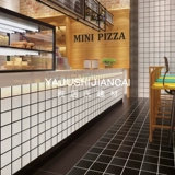 Черно -белая плитка Nordic в стиле ванной комнаты кухонная плитка плитка плитка балконы плитка настенные плитка 300 нарезанные цветочные кирпичи