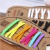 Hàn quốc coolnice không có khóa lười biếng ren fancy ren silicone stretch miễn phí tie thể thao giản dị ren phẳng dây giày da Giày ren