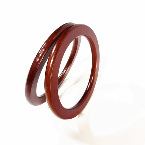 Коричневая полуоткрытая поверхность, круглый деревянный держатель руки, деревянный круг, деревянное D кольцо DIY SCARF VINGIN