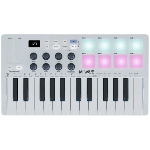 MIDI MIDI MIDI клавиатура MIDI-контроллер Портативная зарядка клавиатура RGB клавиатура клавиатура