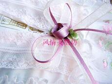 Коробка для салфеток 清货粉紫郁金香刺绣蕾丝纸巾盒抽纸套欧式家居餐厅布艺装饰满