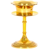 Лампы Greesum для Buddha Butter Lamp Seat Pure Copper Home Специальные призрачные лампы свечи свечи длинные свечи свечи