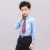 Trẻ em ăn mặc phù hợp với bé trai và bé gái Quần Tây Tạng áo xanh lớp dịch vụ mẫu giáo quần áo biểu diễn quần áo đồng phục học sinh Váy trẻ em