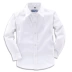 Trẻ em dài tay áo sơ mi trắng cậu bé hoa cô gái bông đơn- lớp mùa xuân mới sinh viên áo sơ mi trắng trường đồng phục hiệu suất quần áo