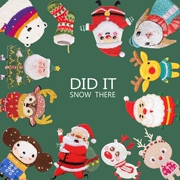 Dễ thương đến Burst Giáng sinh phải nhập Girl Heart Animal Thêu Vải Sticker Sách Trâm DIY Handmade - Trâm cài