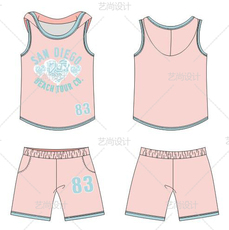 услуги аксессуары дизайн 代画 童装系列设计 服装款式图