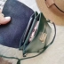Summer Messenger điện thoại di động túi thủy triều phần da bò 2019 mới da dọc phần mini túi đeo vai chéo chéo túi xu - Túi điện thoại