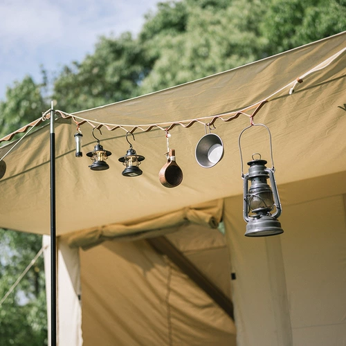 Кожаная палатка, светильник, дорожный изысканный универсальный ремешок для кемпинга