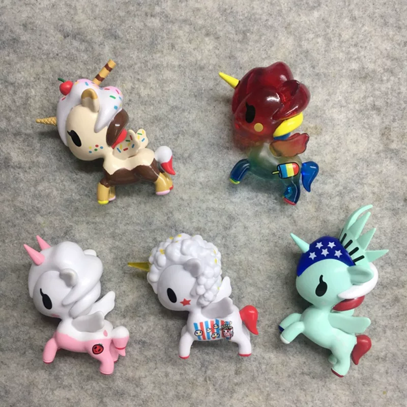 Бесплатная доставка P0pmart Bubble Mart Tokidoki подлинный единорог 6-го поколения счетчик слепой бокс!
