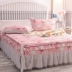 Bông non-slip giường váy giường bìa giường bìa mảnh duy nhất cotton Hàn Quốc ren bụi trải giường trải giường đặc biệt giải phóng mặt bằng