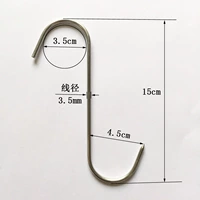 Жирная труба 15 см. Крюк 10