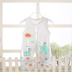 Hajiqi mùa hè trẻ sơ sinh vest Xiêm quần áo tre sợi mở 裆 quần áo nam giới và phụ nữ bé không xương leo quần áo áo liền quần cho bé chính hãng Áo liền quần
