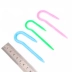 công cụ dệt U-xoắn kim cong nhựa kim mark kim khâu len không khóa kim đan khóa - Công cụ & vật liệu may DIY
