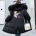 Chống mùa bông đặc biệt áo khoác nữ Hàn Quốc phiên bản của phần dài lỏng dày xl bánh mì quần áo sinh viên áo khoác áo bông quần áo Bông