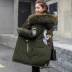 Chống mùa bông đặc biệt áo khoác nữ Hàn Quốc phiên bản của phần dài lỏng dày xl bánh mì quần áo sinh viên áo khoác áo bông quần áo