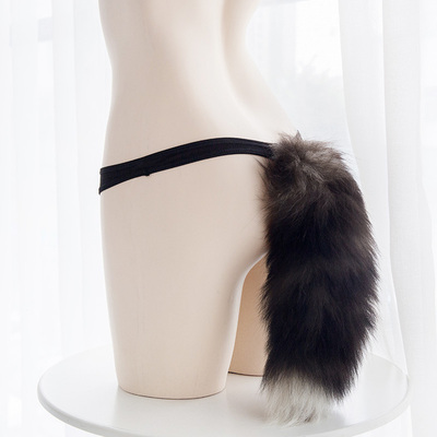 七了个三 真毛尾巴胖次超大蓬松尾巴丁字裤内裤狼系少女狐狸尾巴-淘宝网 七了个三 真毛尾巴胖次超大蓬松尾巴丁字裤内裤狼系少女狐狸尾巴-淘宝网