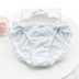 Bảy ngày đồ lót phụ nữ thoải mái cotton đồ lót nữ mềm mại dễ thương nơ thấp eo sinh viên nữ béo quần lót cạp cao Vòng eo thấp