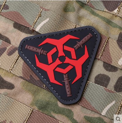 Patch, travel armband, rubber sticker PVC, backpack, tactics accessory