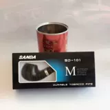 Старинные мужские трубы, китайские изогнутые фильтровальные трубы, бесплатные аксессуары, старомодная подарочная коробка Sanda Сигаретная посуда