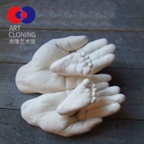 Натуральная детская хваталка для новорожденных, отпечатки рук и ног, чернильная подушечка, маска для рук для влюбленных, маска-пудра, «сделай сам»