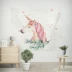 Unicorn loạt tường tấm thảm treo tường bãi biển khăn chăn chụp nền vải canvas trang trí LOGO tùy chỉnh