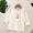 Áo cotton mỏng cotton mềm mại cho trẻ em Áo thun dài tay cho trẻ em Áo cổ tròn Đầm cổ bé trai và bé gái Không có chất huỳnh quang