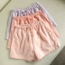 Của phụ nữ bông gạc quần nhà quần short Nhật Bản lỏng nhà phần mỏng đồ ngủ cotton mùa hè mặc có thể được đeo