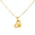 Phiên bản tiếng Hàn mới của giả vàng Việt Nam vòng tay vàng nữ đồng mạ vàng giả vàng hình trái tim thời gian dài không phai tiền trang sức