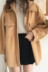Áo khoác cổ lọ kiểu cổ áo len đơn nữ áo len nữ mùa thu đông mới phiên bản Hàn Quốc rộng rãi của áo len dài nữ mẫu áo dạ ngắn đẹp 2021 Trung bình và dài Coat