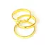 Yi nam giới và phụ nữ tinh khiết brass bracelet đồng nguyên chất vòng đeo tay đồng vòng đeo tay đầu tròn brass bracelet handmade dày