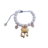 Колокольчик ручной работы, чокер, милое ожерелье из жемчуга, цепочка, аксессуар, домашний питомец, замок долголетия