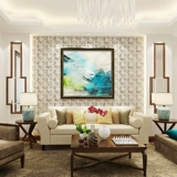 Американское мозаичное телевидение Фоновое настенное шкаф шкаф