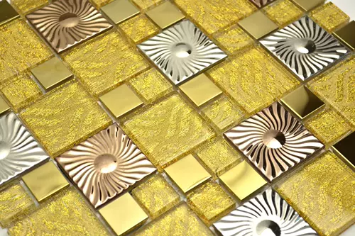 [Yumai] Европейский стиль металлический гальварь -гальварь -хрустальный стеклян