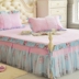 Bông bedspread giường váy Hàn Quốc phiên bản của giường bìa bông ren công chúa màu hồng giường ren Li khuyến mãi mùa hè - Trang bị tấm ra giường spa Trang bị tấm